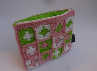 Granny Square Purse Candy/Lime