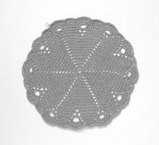 Small Black & White Rug/Throw