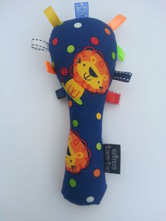 Baby Rattles - Navy Lions