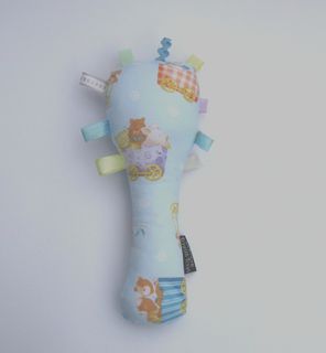 Baby Rattle - Blue Toy Cart