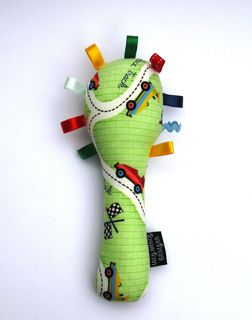 Baby Rattle - Green Race Track