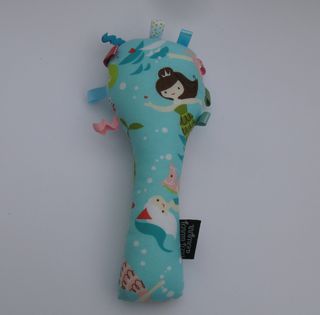 Baby Rattle - Aqua Mermaids
