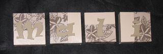 Personalised Canvas 'Mali' Neutral Pacific cloth