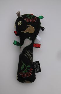 Baby Rattle - Silver Fern
